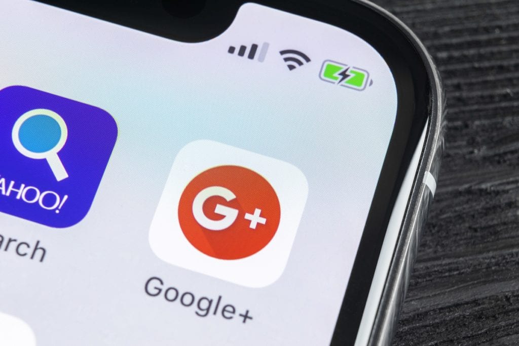 Google+ shuts down following privacy breach.