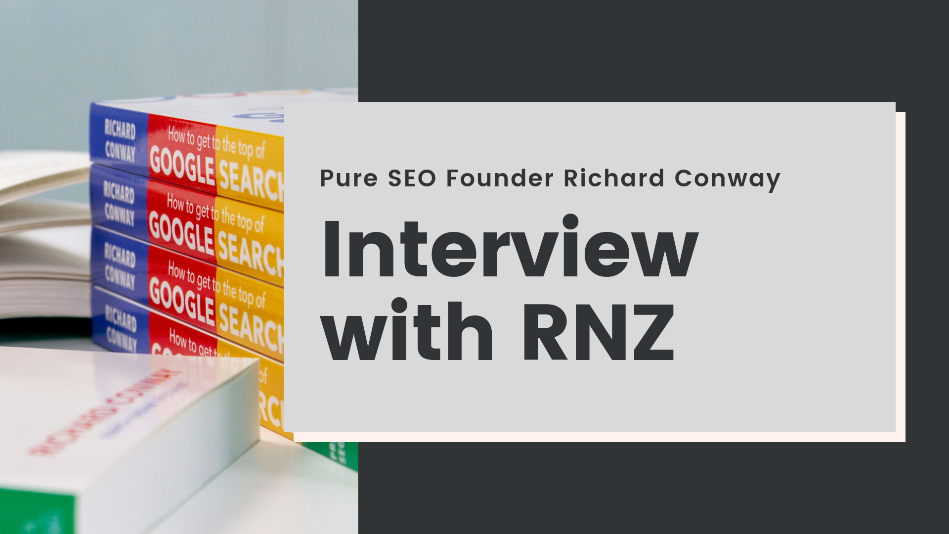 Pure SEO Founder Richard Conway Interviewed by RNZ