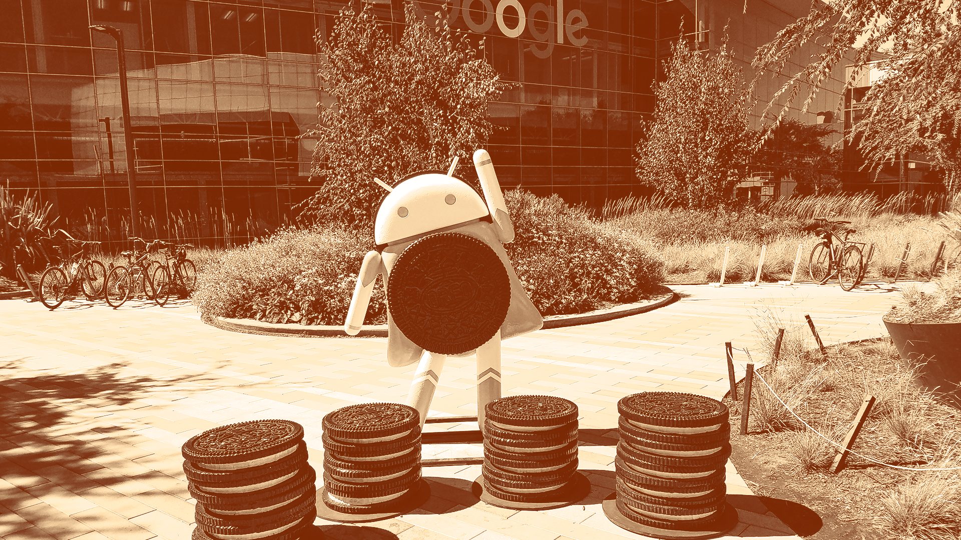 cookies outside Google headquarters