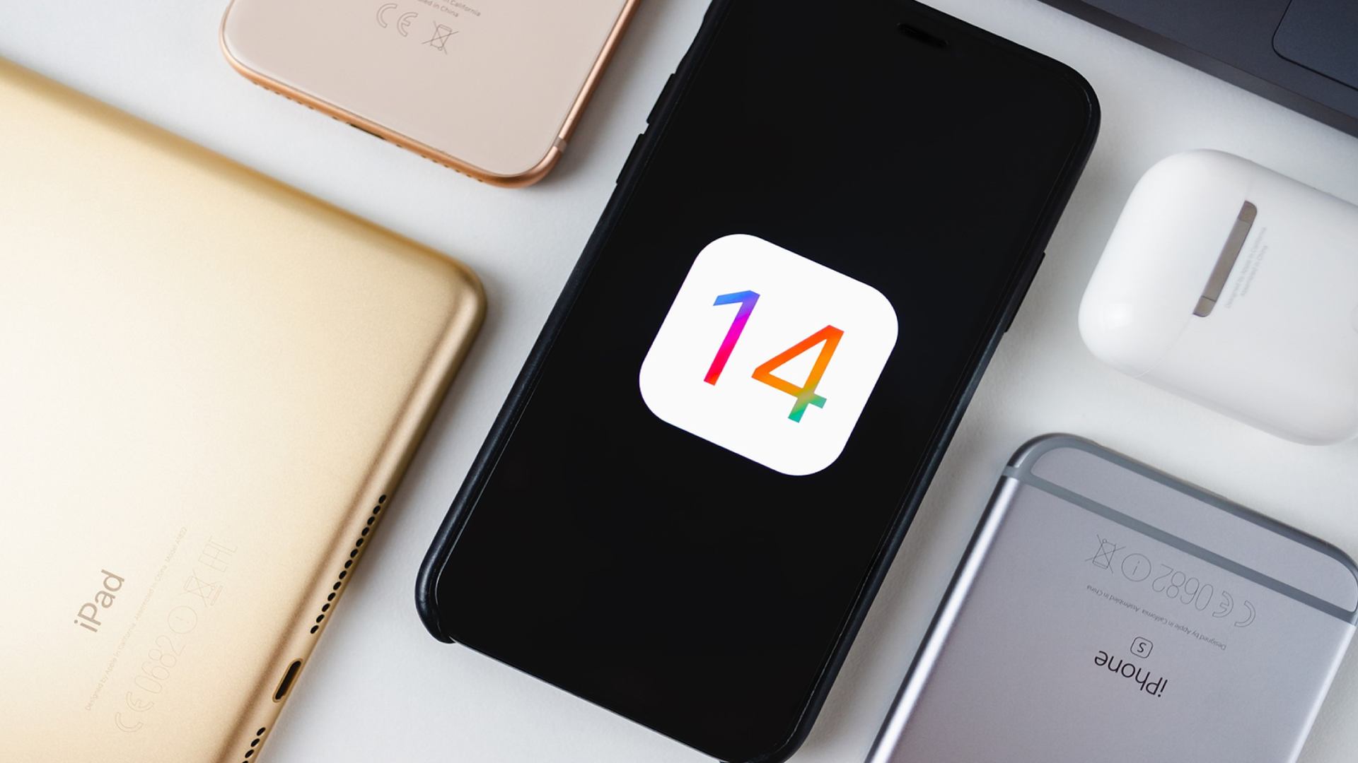 iPhone with a 14 symbol