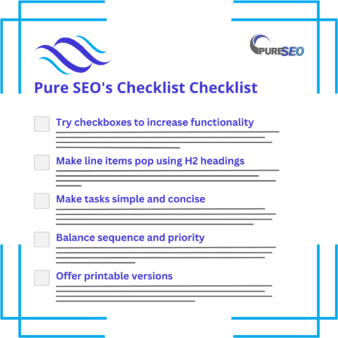Blog post types - checklists