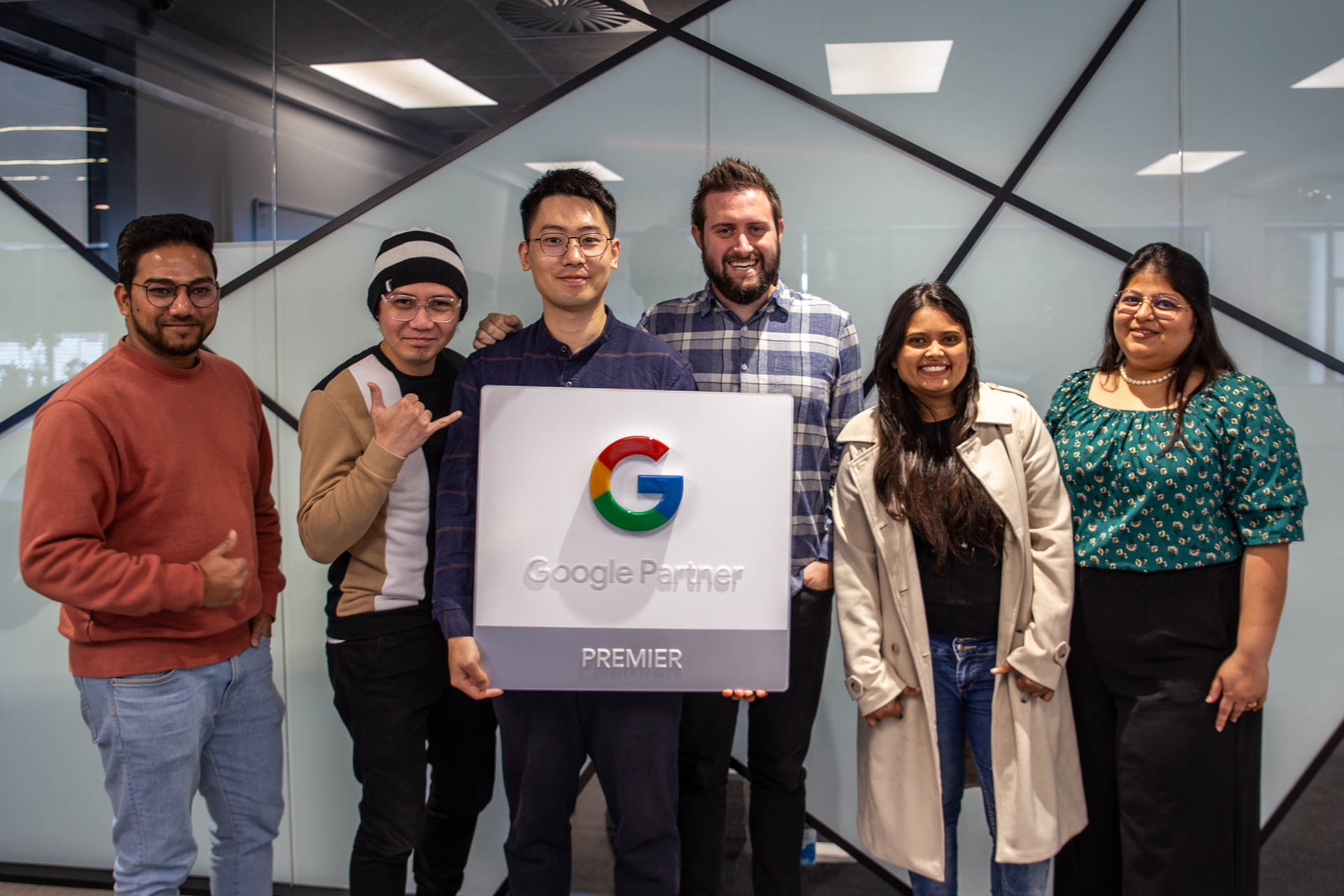 Google Premier Partner Team Photo